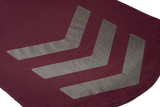 Kufic Digital Dash Unisex Drop Hem T-shirt -MAROON