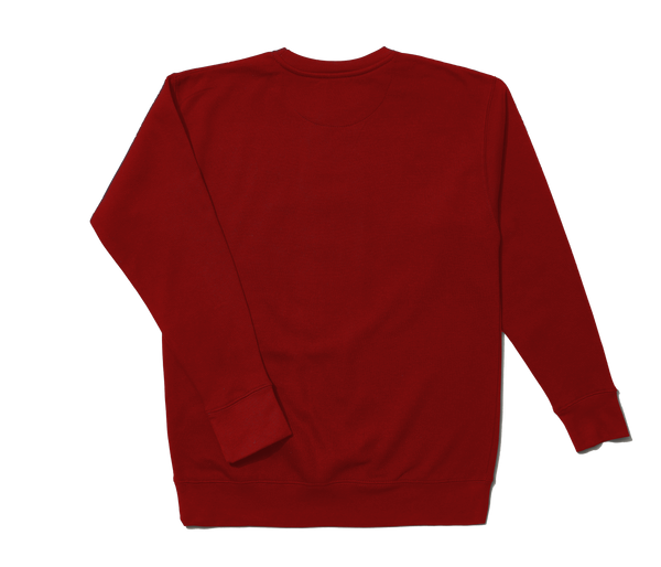 Queen of Hearts UNISEX PREMIUM CREW NECK -FIREBRICK RED