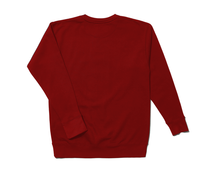 Queen of Hearts UNISEX PREMIUM CREW NECK -FIREBRICK RED